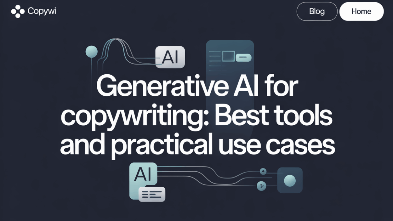 Featured image for: Generative AI for Copywriting: Best Tools and Practical Use Cases