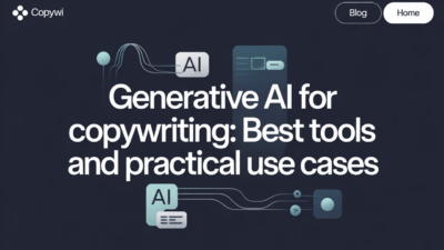 Featured image for: Generative AI for Copywriting: Best Tools and Practical Use Cases