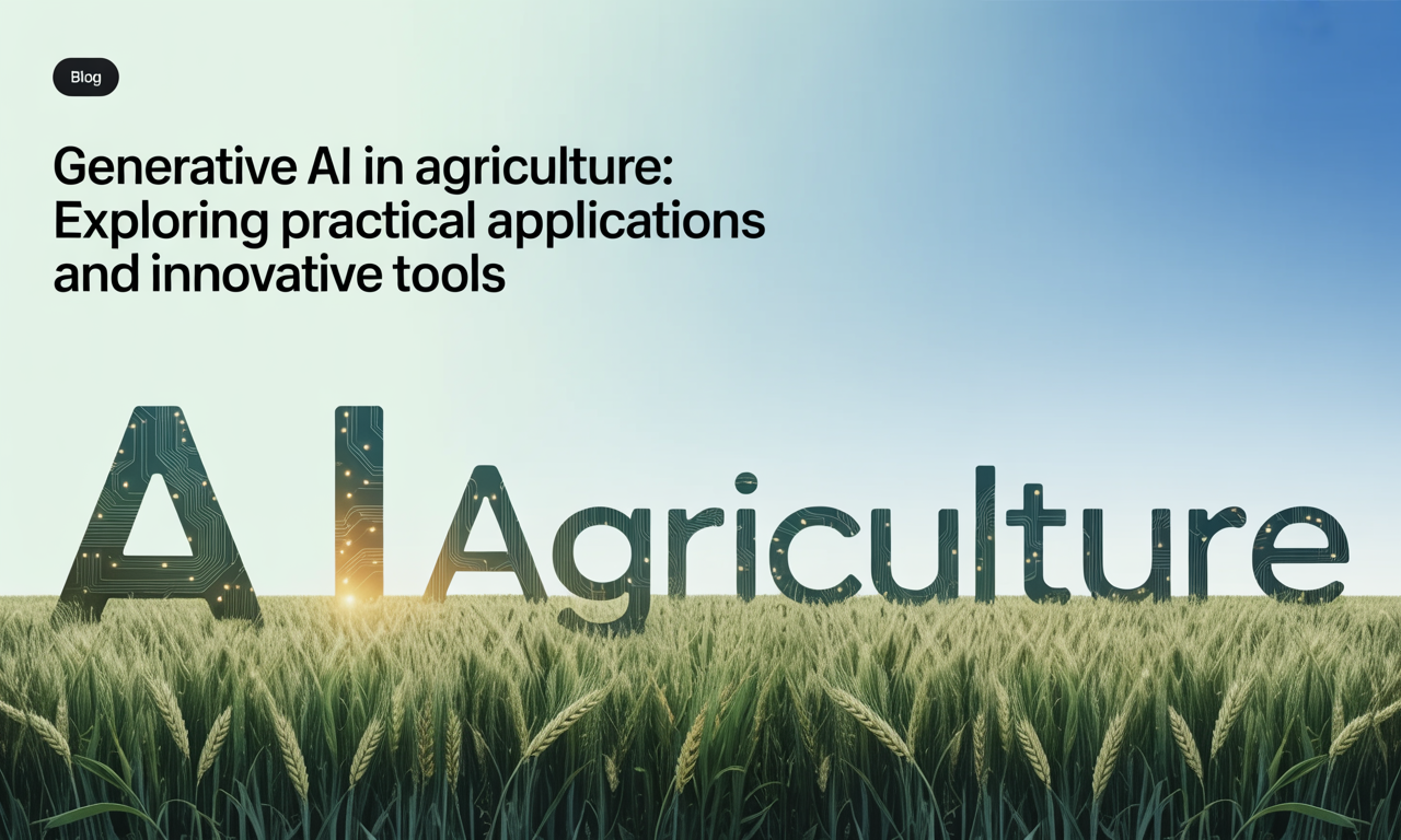 Featured image for: Generative AI in Agriculture: Exploring Practical Applications and Innovative Tools