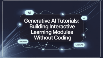 Featured image for: Generative AI Tutorials: Building Interactive Learning Modules Without Coding