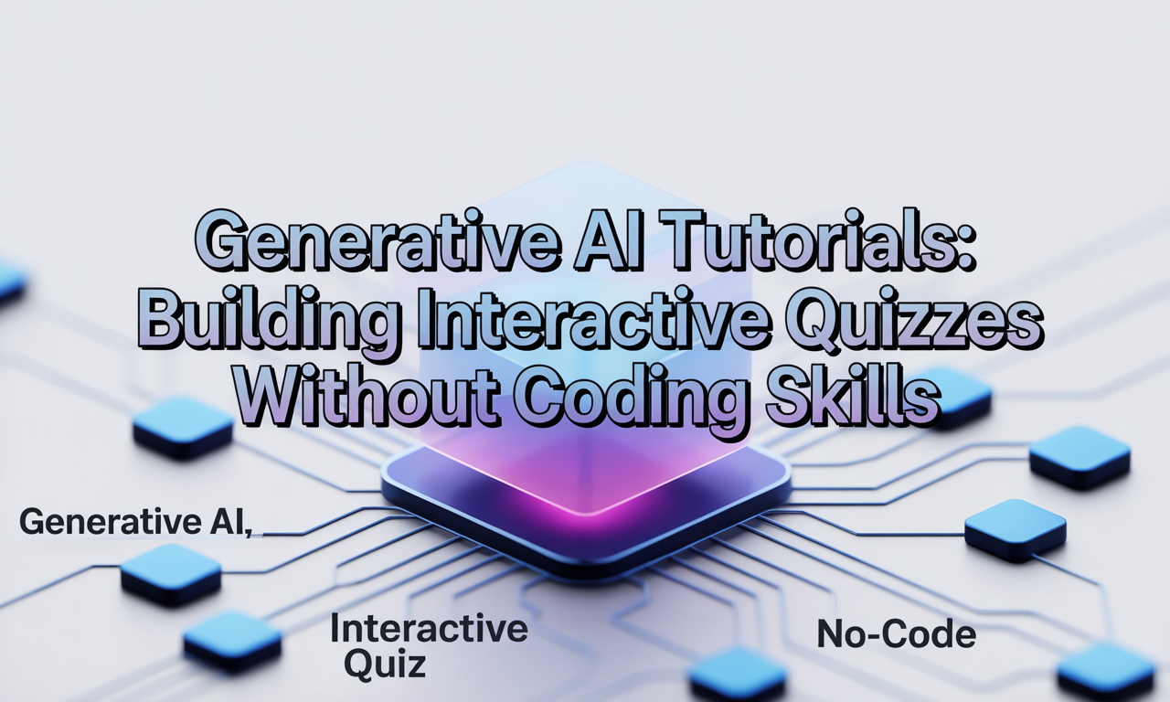 Featured image for: Generative AI Tutorials: Building Interactive Quizzes Without Coding Skills