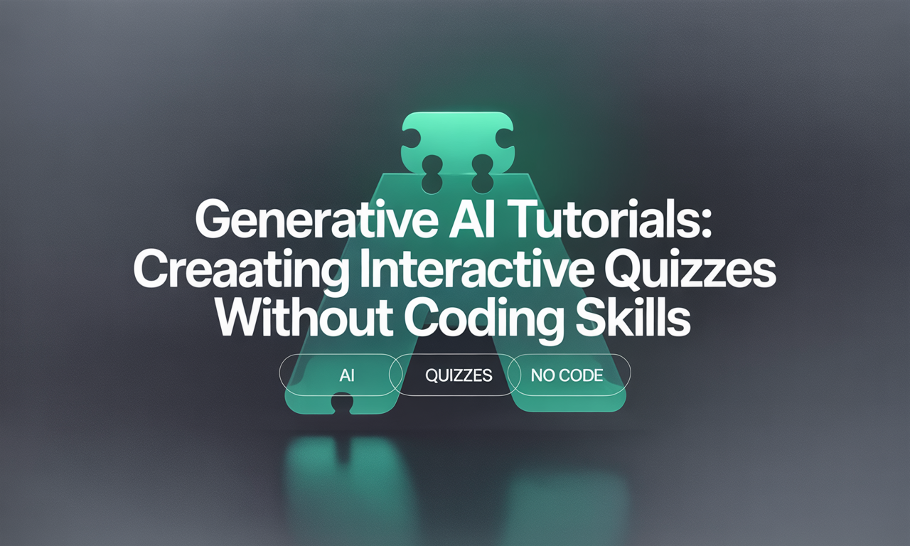 Featured image for: Generative AI Tutorials: Creating Interactive Quizzes Without Coding Skills