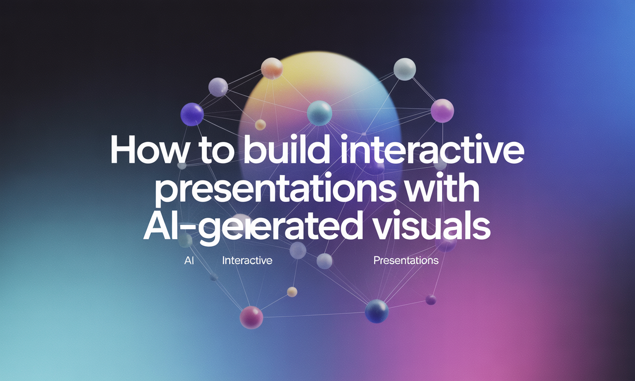Featured image for: How to Build Interactive Presentations with AI-Generated Visuals
