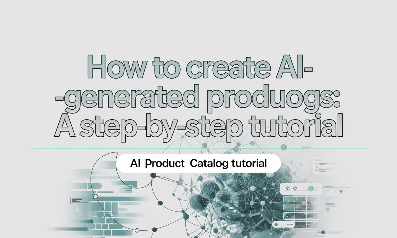 Featured image for: How to Create AI-Generated Product Catalogs: A Step-by-Step Tutorial