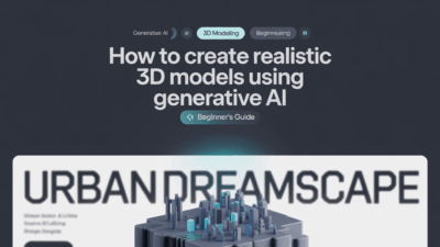 Featured image for: How to Create Realistic 3D Models Using Generative AI: A Beginner’s Guide