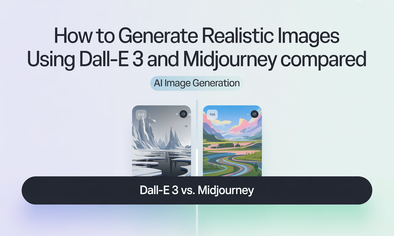 Featured image for: How to Generate Realistic Images Using DALL-E 3 and Midjourney Compared