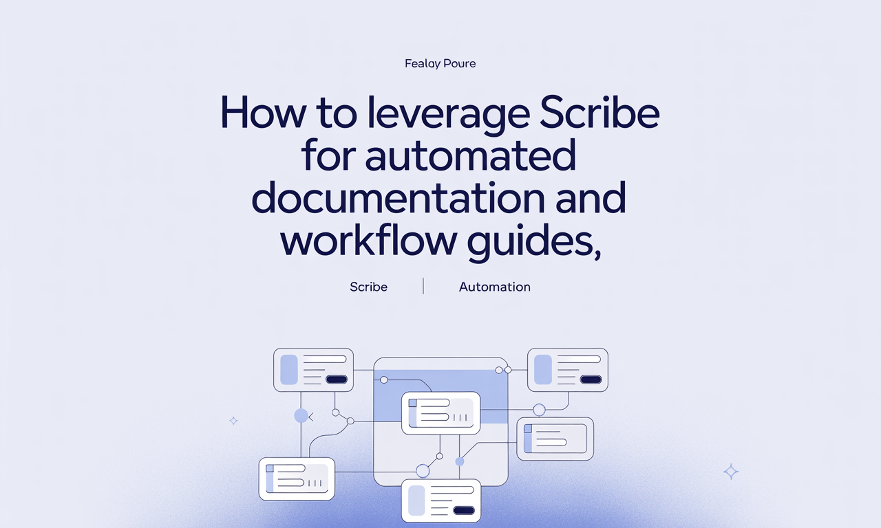 Featured image for: How to Leverage Scribe for Automated Documentation and Workflow Guides