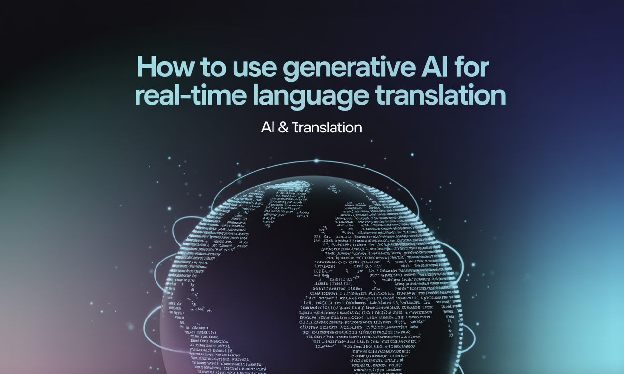 Featured image for: How to Use Generative AI for Real-Time Language Translation