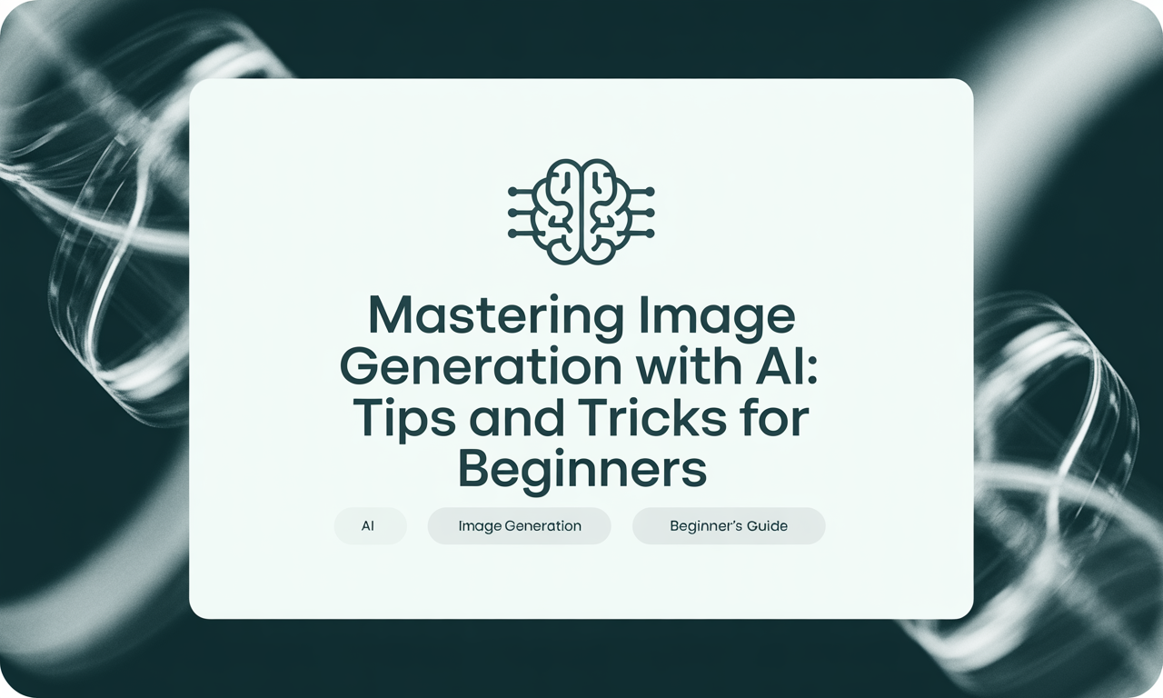 Featured image for: Mastering Image Generation with AI: Tips and Tricks for Beginners