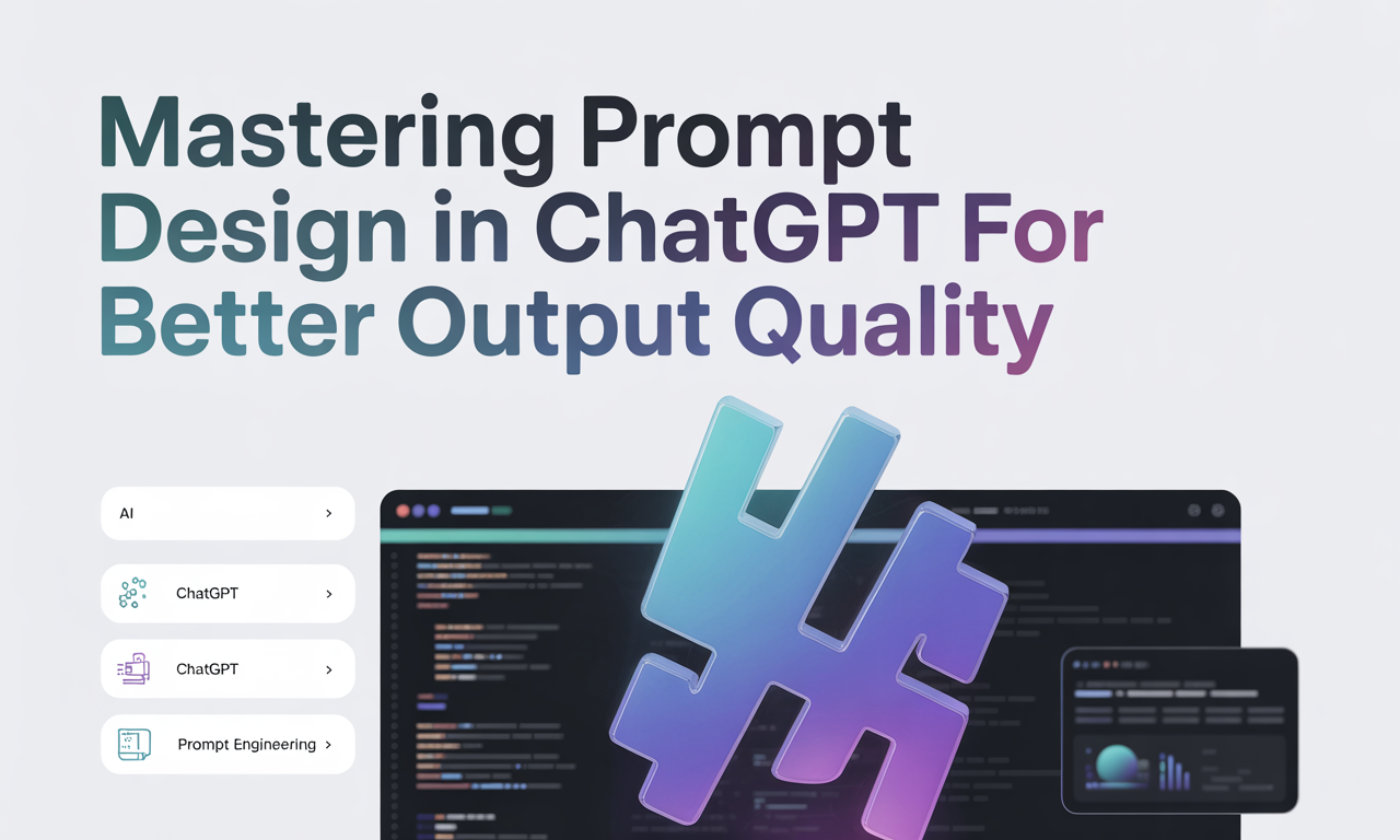 Featured image for: Mastering Prompt Design in ChatGPT for Better Output Quality