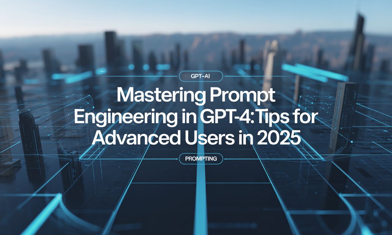 Featured image for: Mastering Prompt Engineering in GPT-4: Tips for Advanced Users in 2025