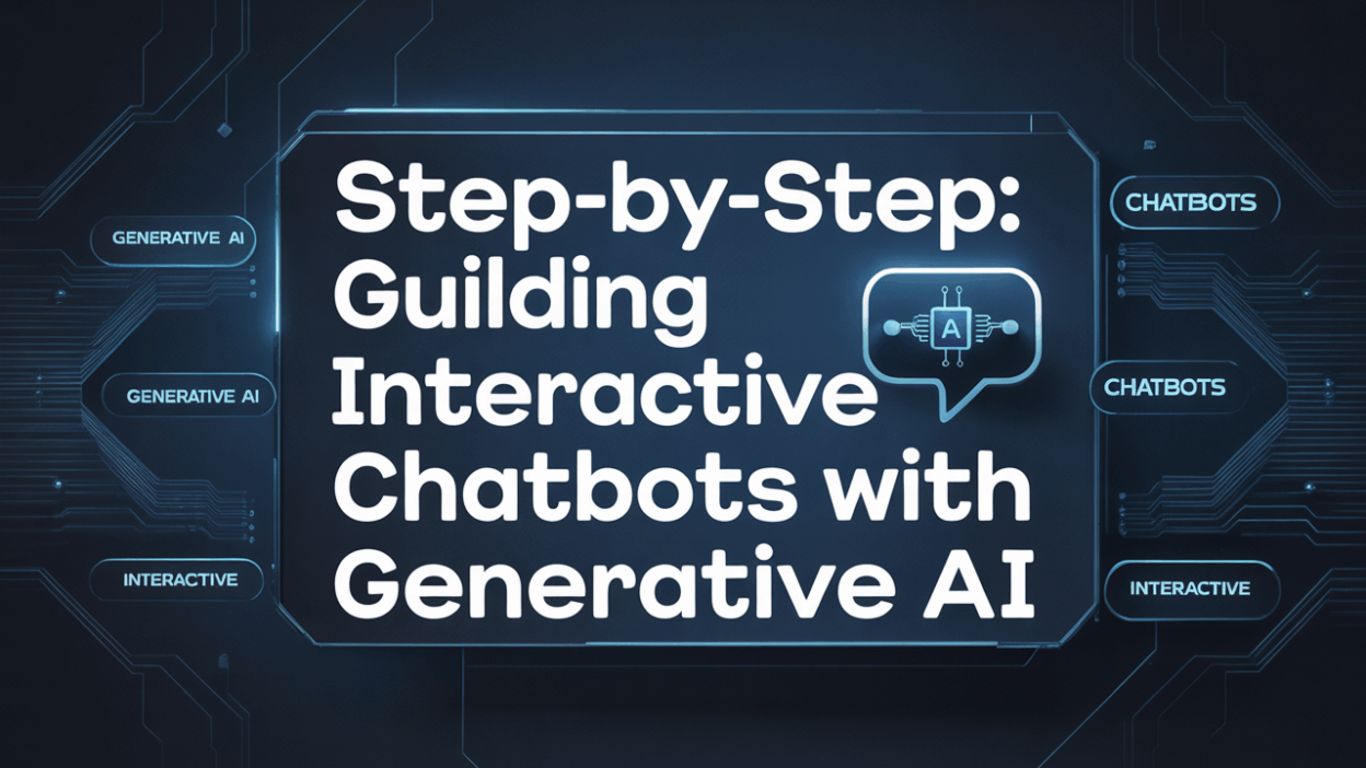 Featured image for: Step-by-Step Guide: Building Interactive Chatbots with Generative AI