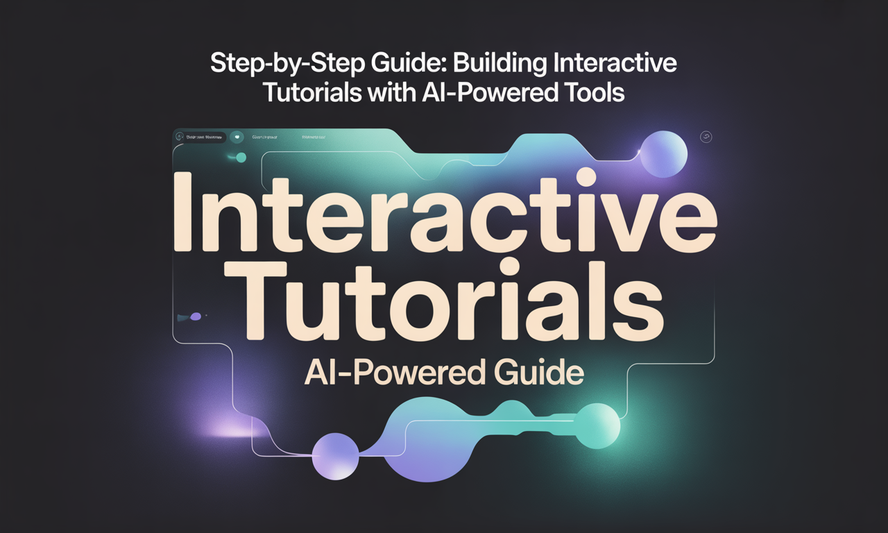 Featured image for: Step-by-Step Guide: Building Interactive Tutorials with AI-Powered Tools