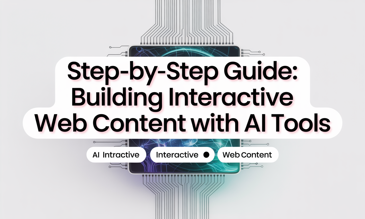 Featured image for: Step-by-Step Guide: Building Interactive Web Content with AI Tools