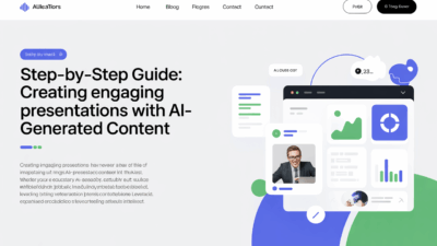 Featured image for: Step-by-Step Guide: Creating Engaging Presentations with AI-Generated Content