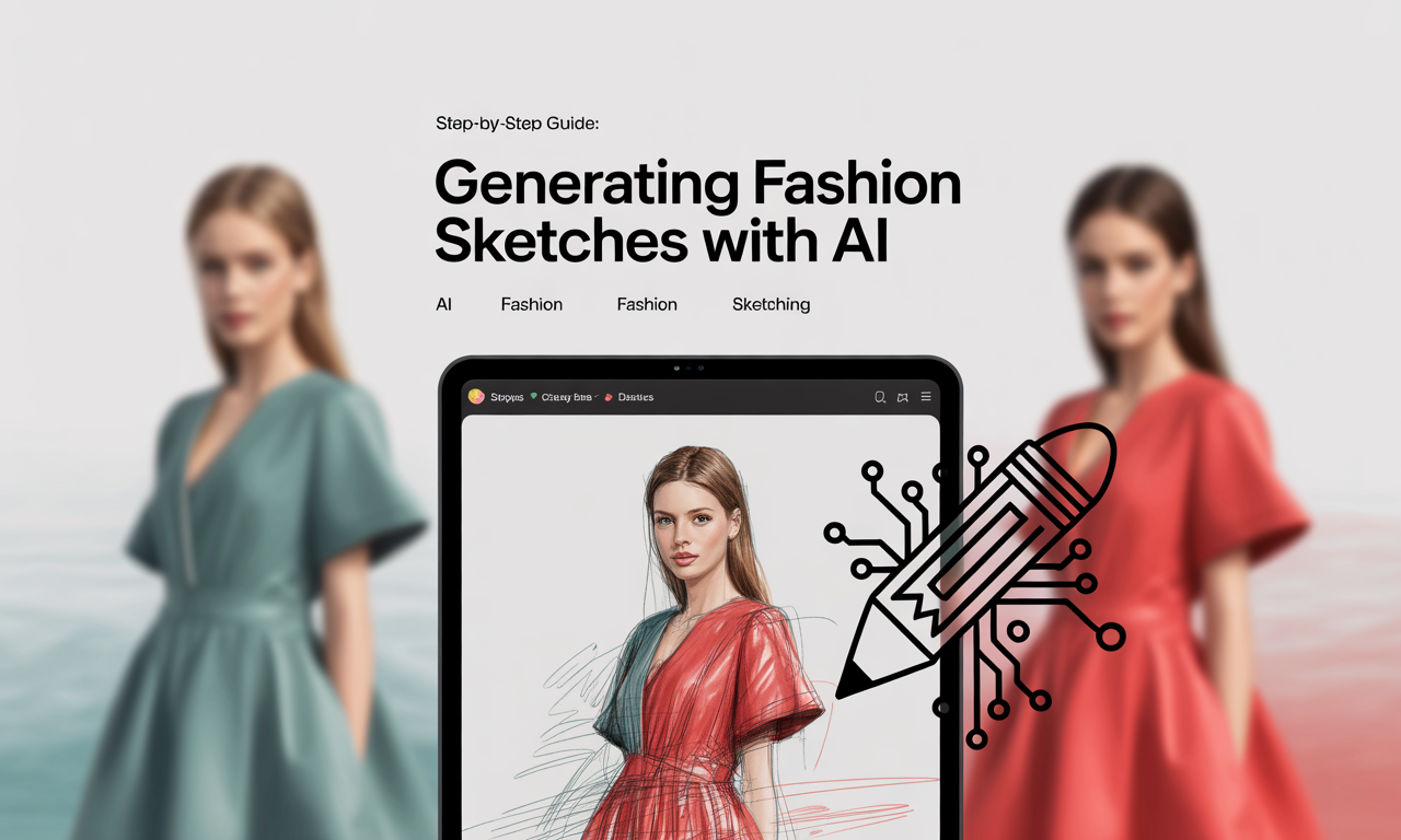 Featured image for: Step-by-Step Guide: Generating Realistic Fashion Sketches with AI Tools