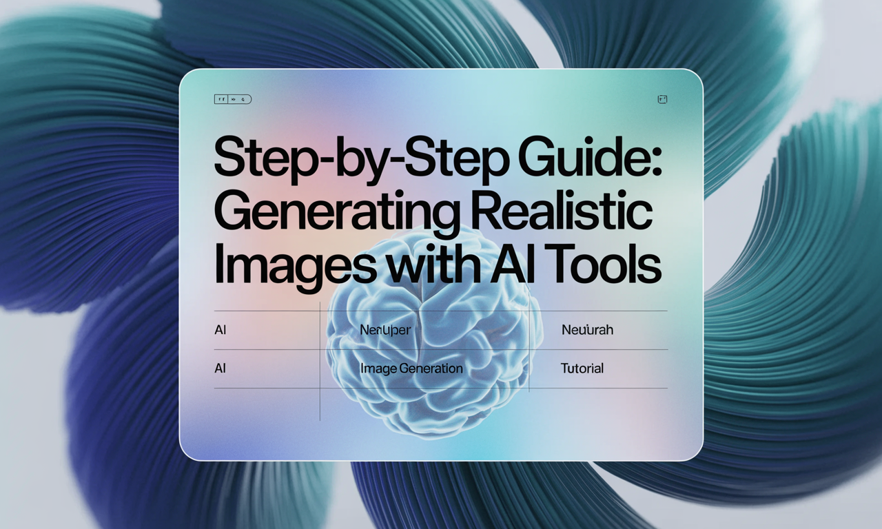 Featured image for: Step-by-Step Guide: Generating Realistic Images with AI Tools