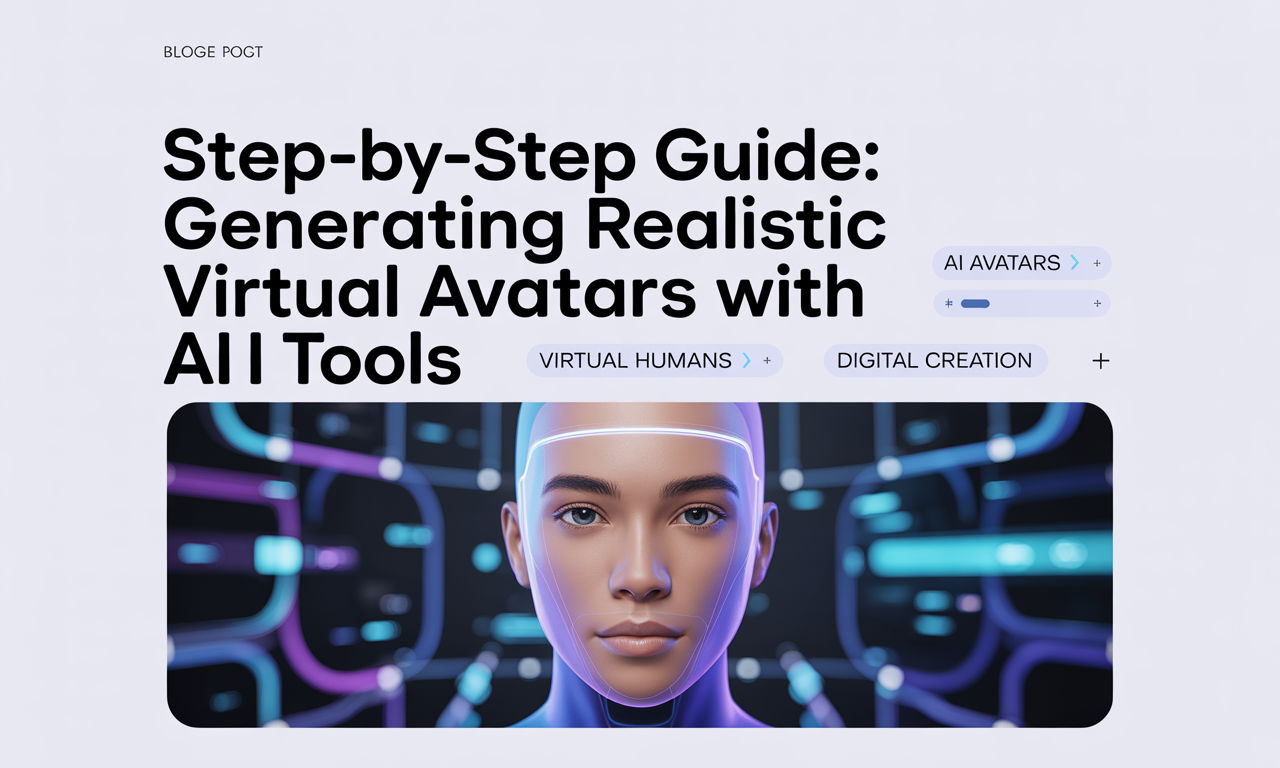 Featured image for: Step-by-Step Guide: Generating Realistic Virtual Avatars with AI Tools