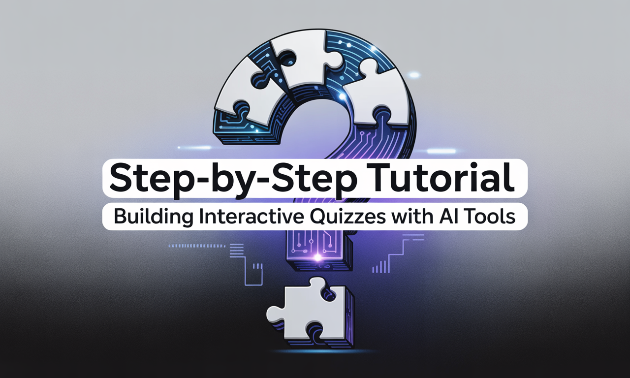 Featured image for: Step-by-Step Tutorial: Building Interactive Quizzes with AI Tools