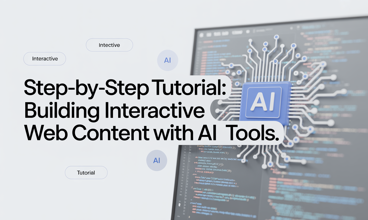 Featured image for: Step-by-Step Tutorial: Building Interactive Web Content with AI Tools