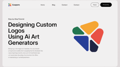 Featured image for: Step-by-Step Tutorial: Designing Custom Logos Using AI Art Generators