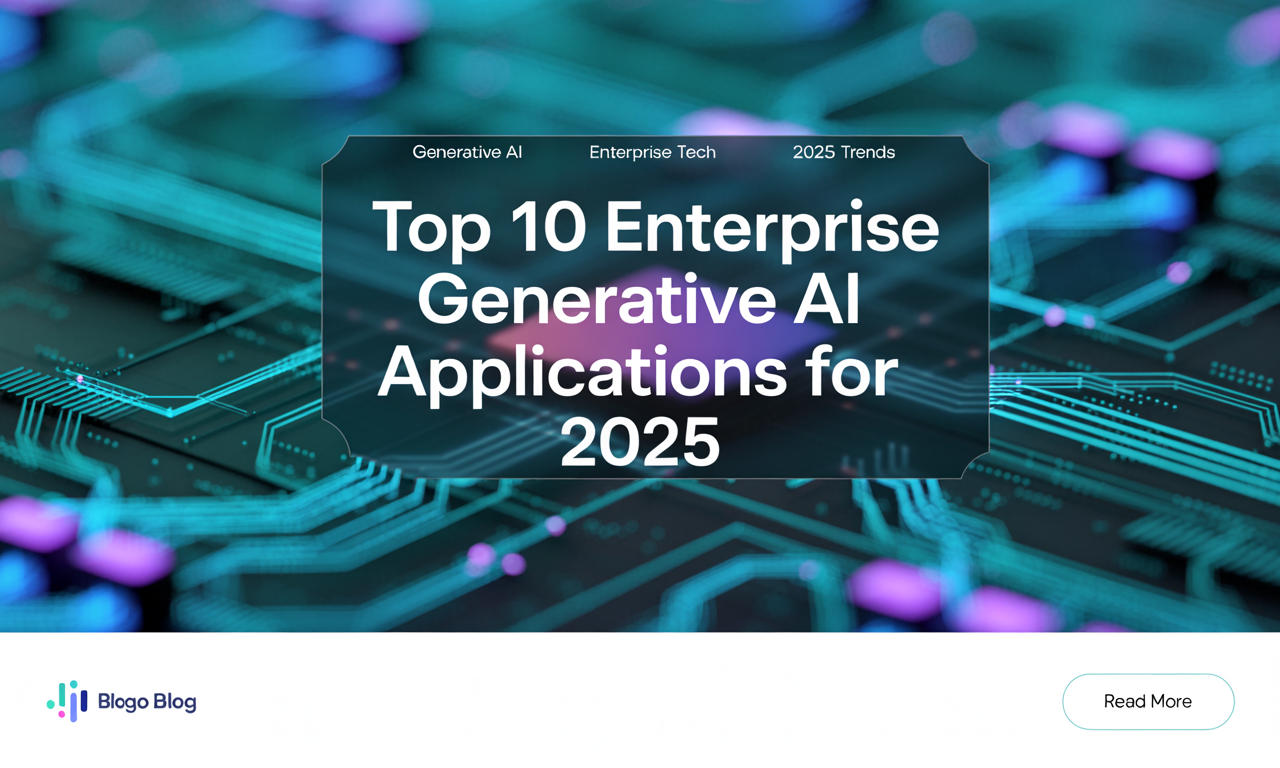 Featured image for: Top 10 Enterprise Generative AI Applications for 2025