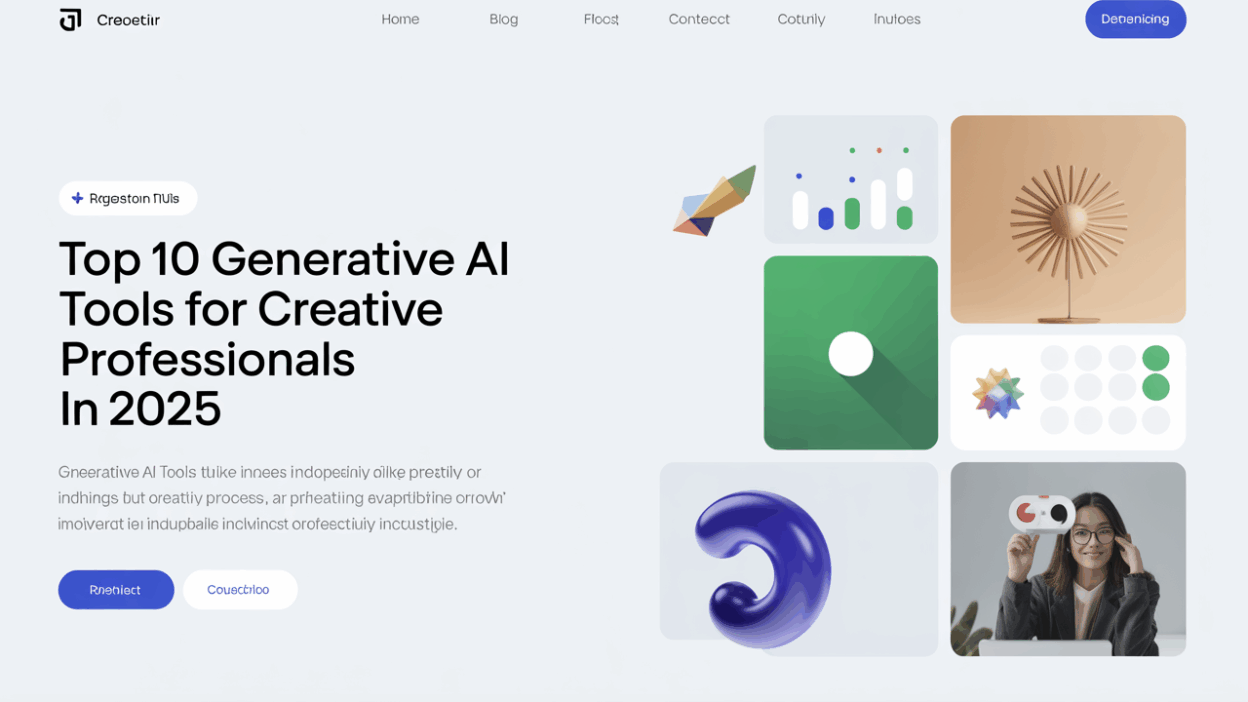 Featured image for: Top 10 Generative AI Tools for Creative Professionals in 2025