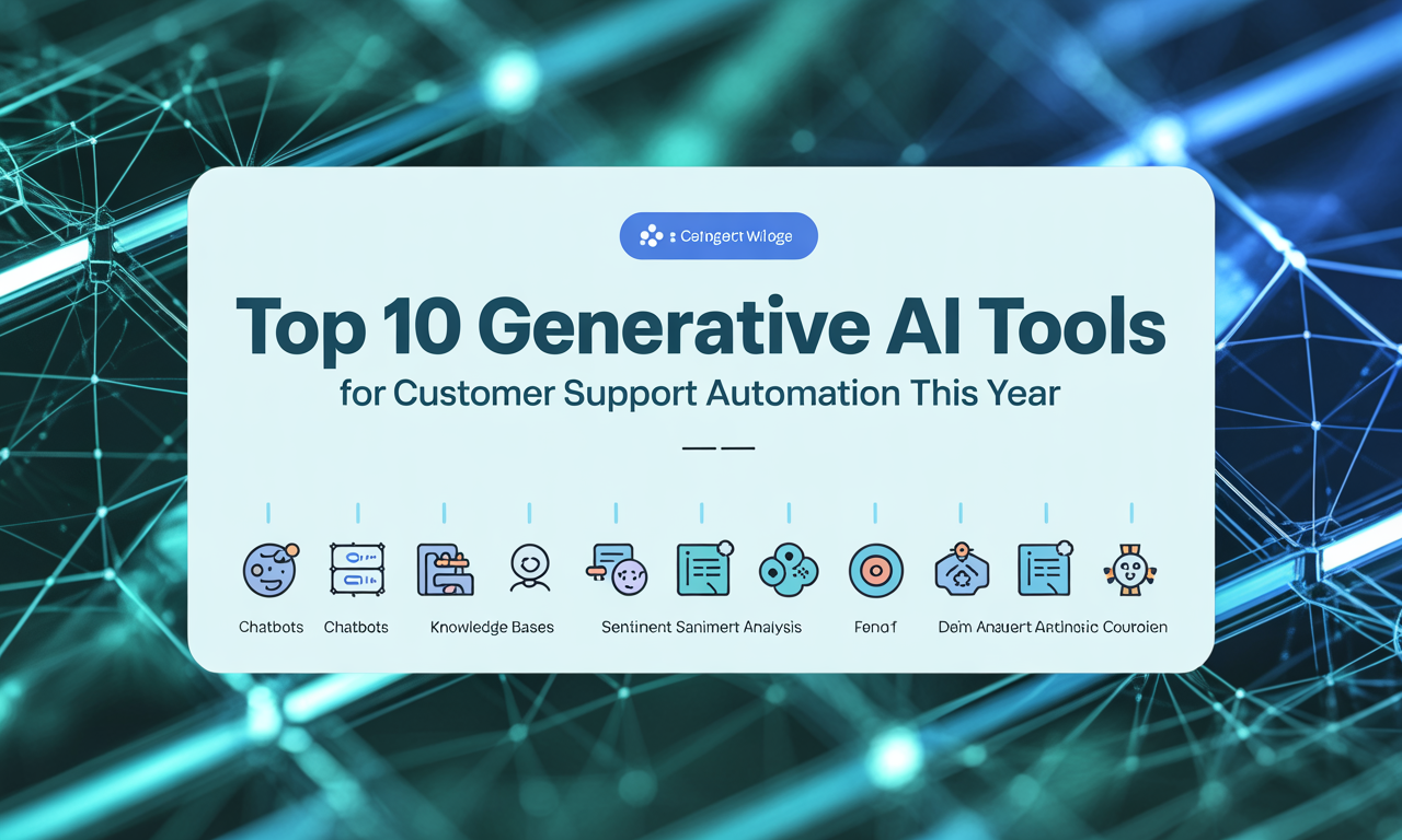 Featured image for: Top 10 Generative AI Tools for Customer Support Automation This Year