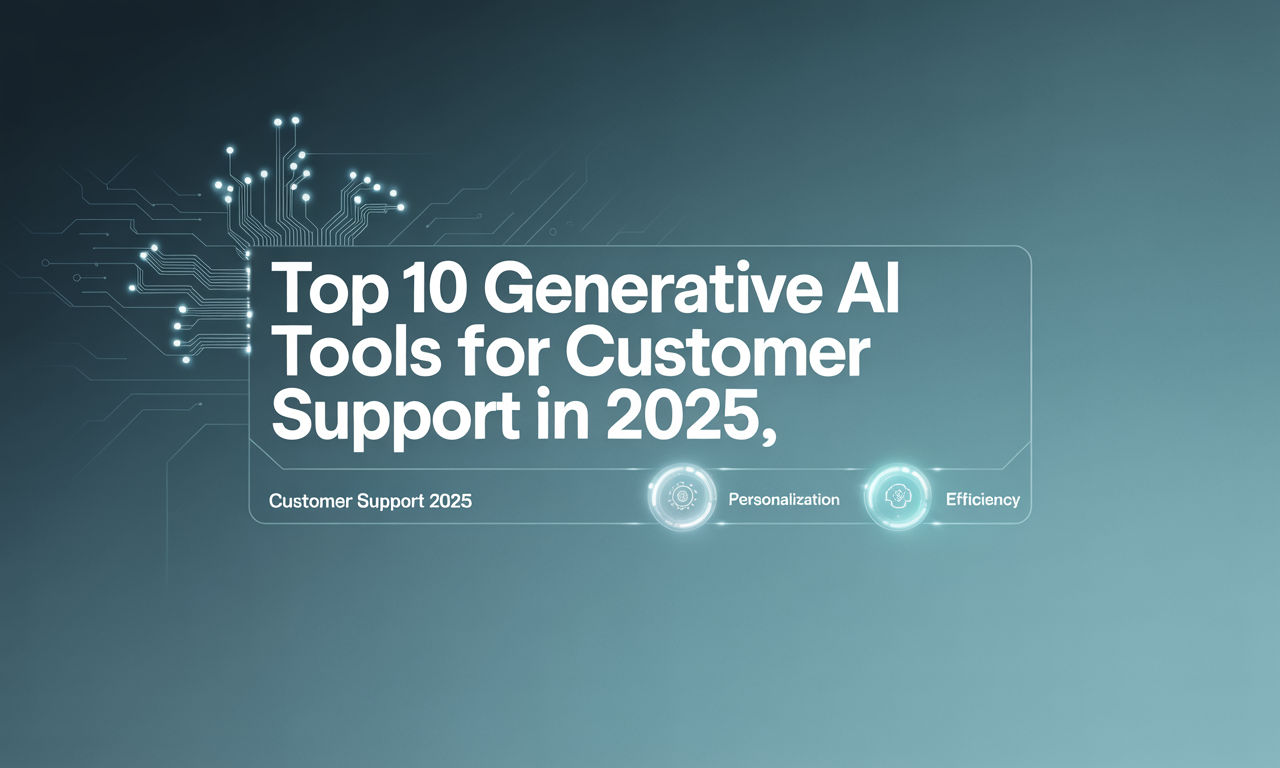 Featured image for: Top 10 Generative AI Tools for Customer Support in 2025