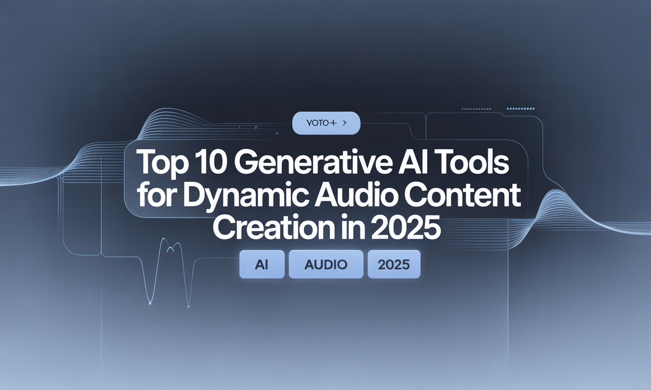 Featured image for: Top 10 Generative AI Tools for Dynamic Audio Content Creation in 2025