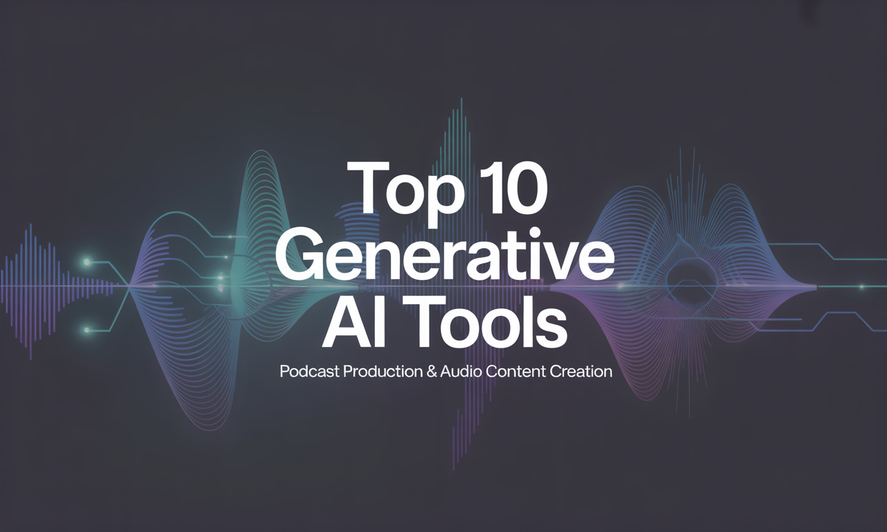 Featured image for: Top 10 Generative AI Tools for Podcast Production and Audio Content Creation