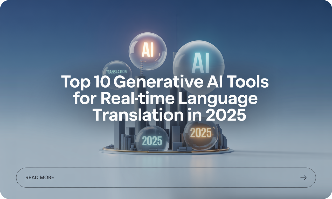 Featured image for: Top 10 Generative AI Tools for Real-Time Language Translation in 2025