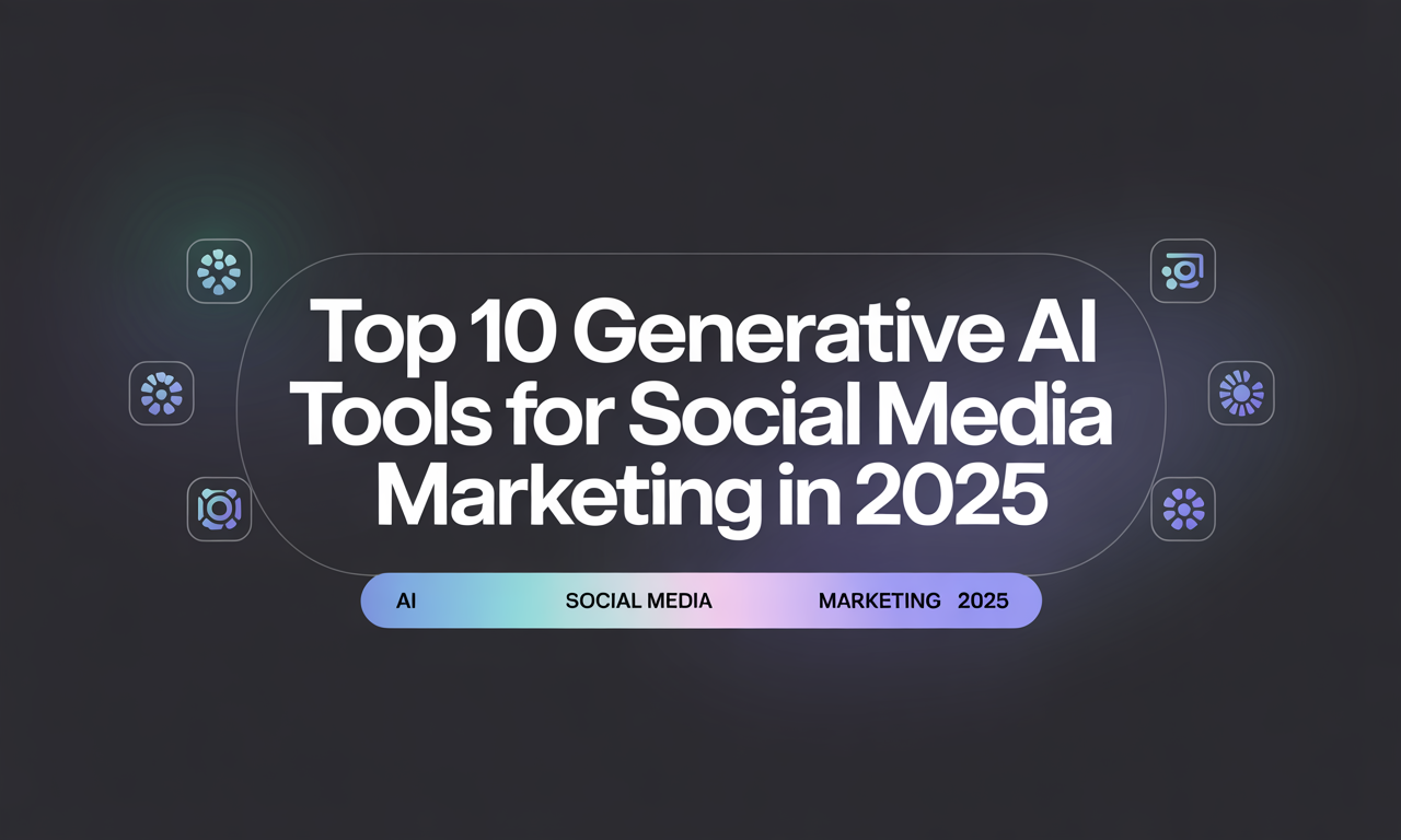 Featured image for: Top 10 Generative AI Tools for Social Media Marketing in 2025