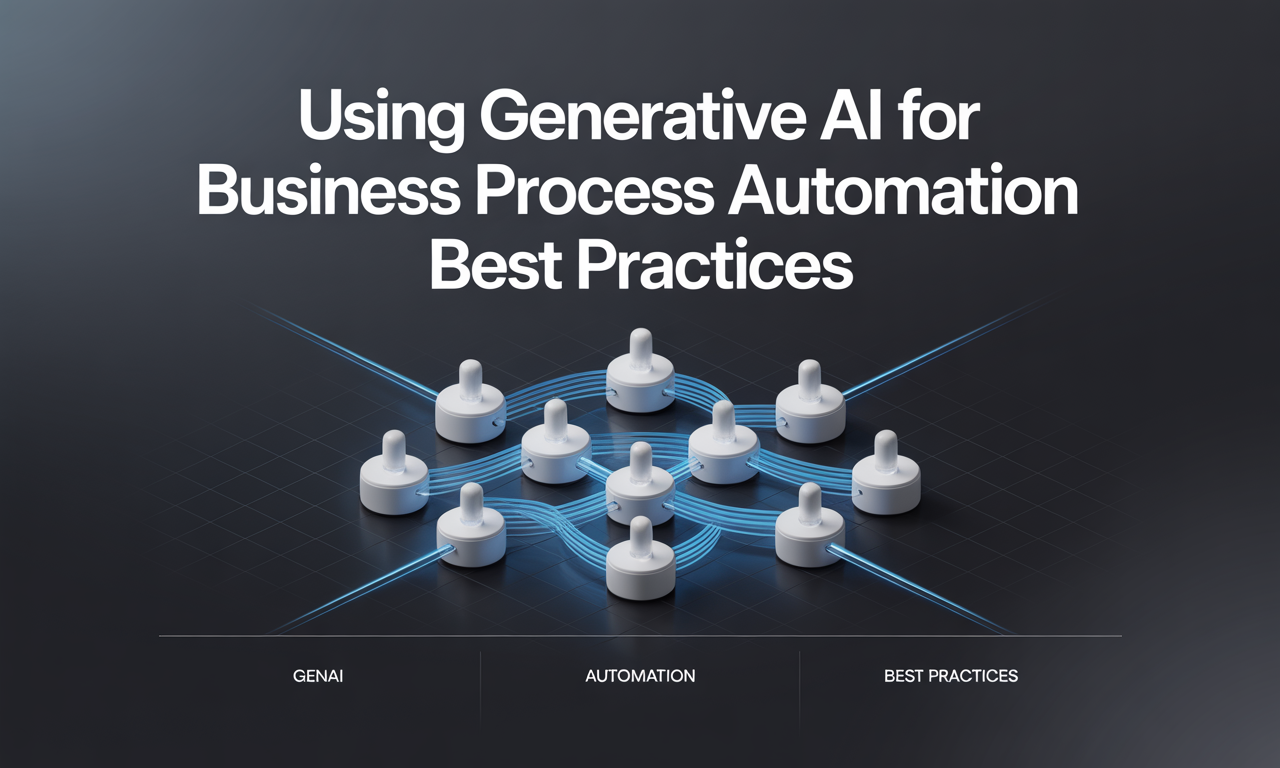 Featured image for: Using Generative AI for Business Process Automation: Best Practices