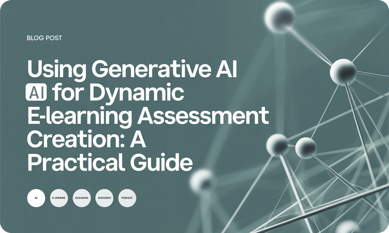 Featured image for: Using Generative AI for Dynamic E-Learning Assessment Creation: A Practical Guide