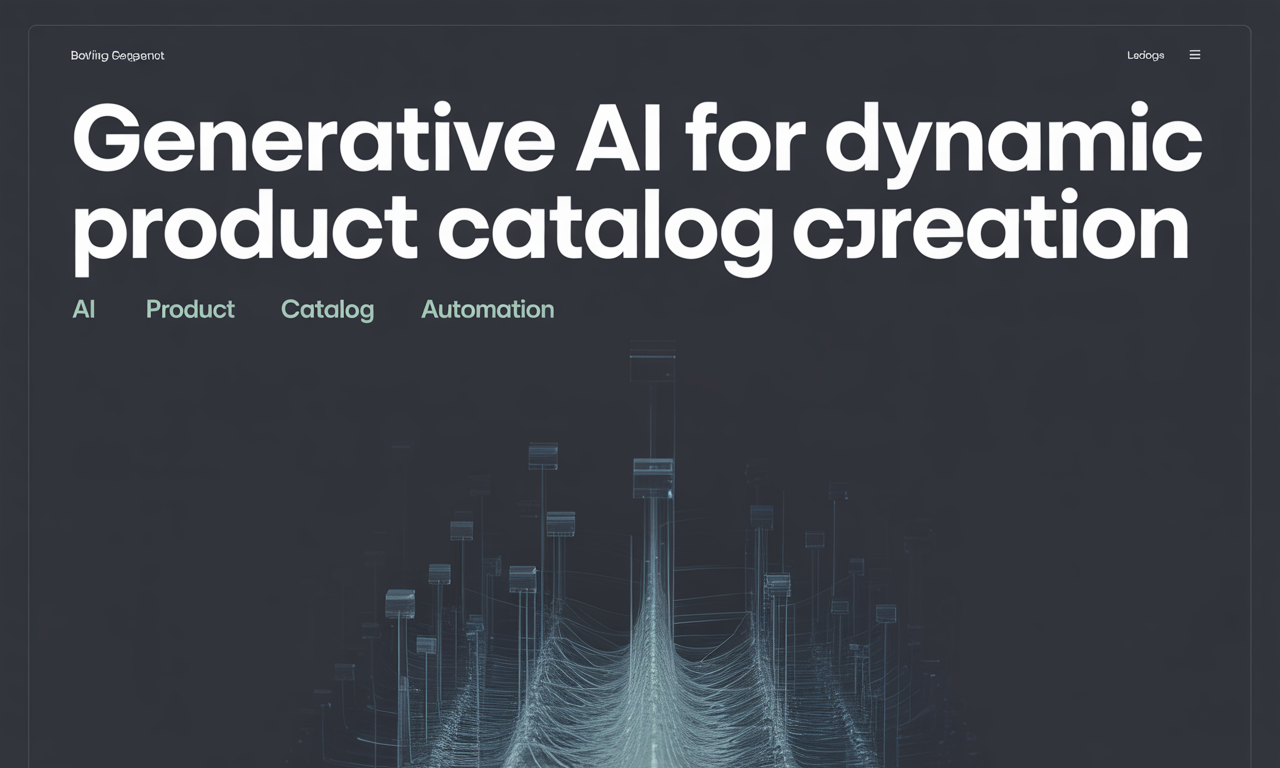 Featured image for: Using Generative AI for Dynamic Product Catalog Creation