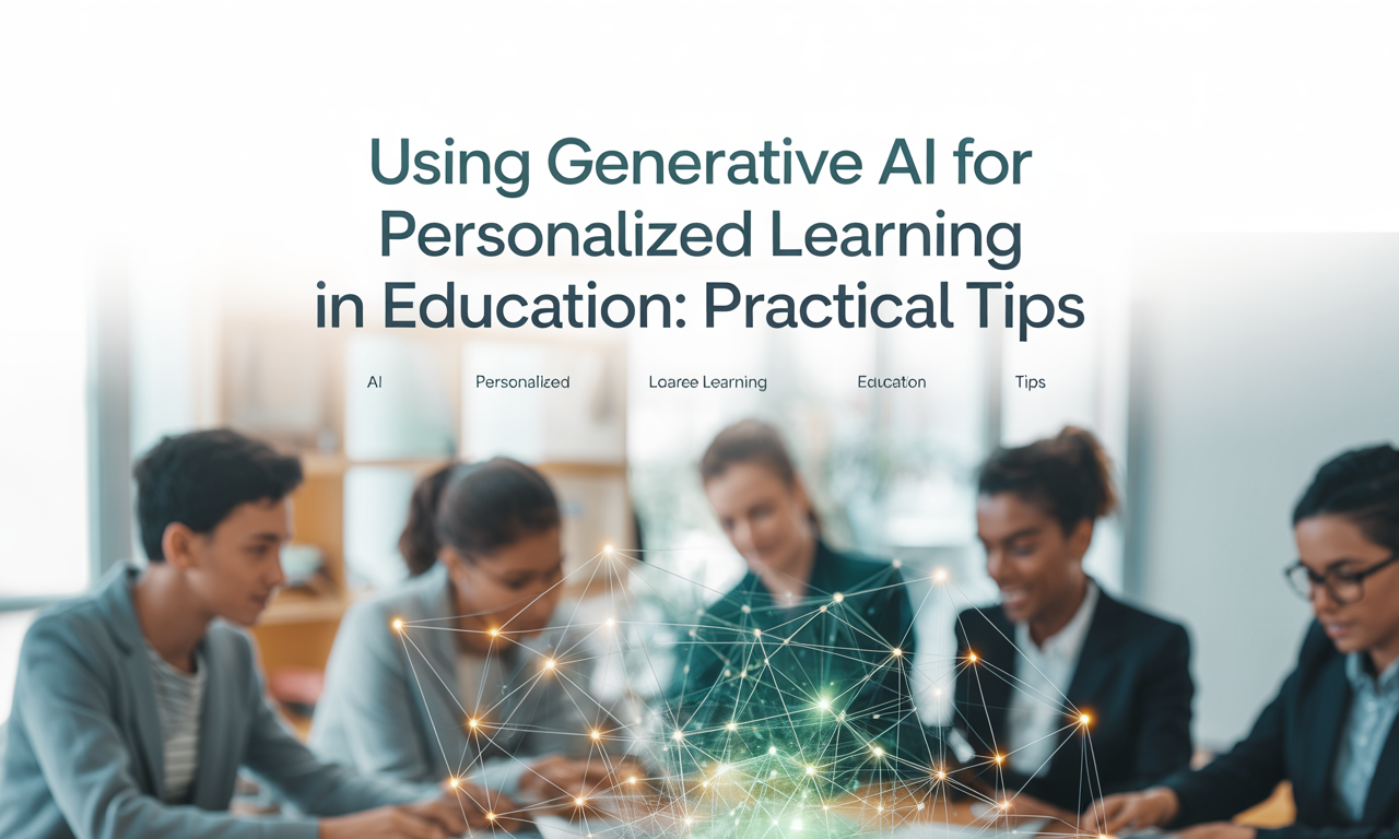 Featured image for: Using Generative AI for Personalized Learning in Education: Practical Tips
